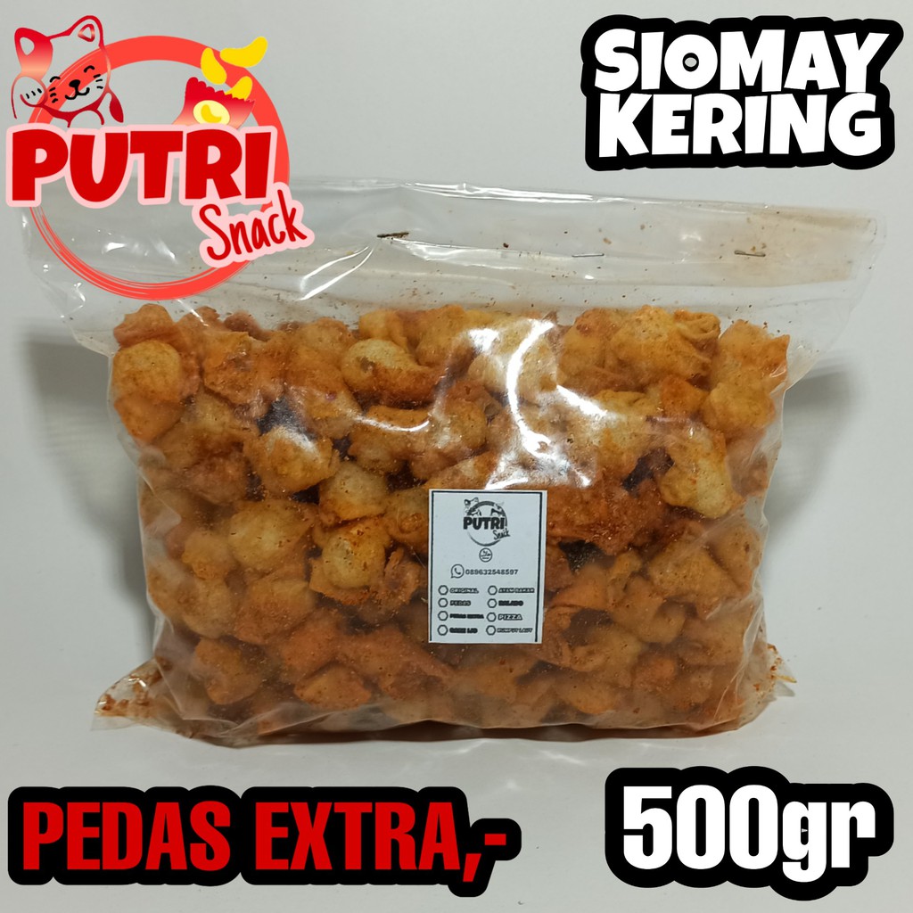 Siomay Kering Bumbu Seblak 500gr Original / Pedas / Extra