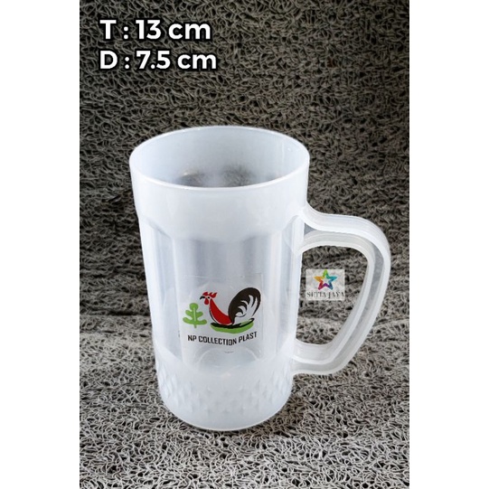 GELAS PLASTIK MOTIF AYAM NP/ GELAS TEH ES / GELAS PLASTIK TEBAL