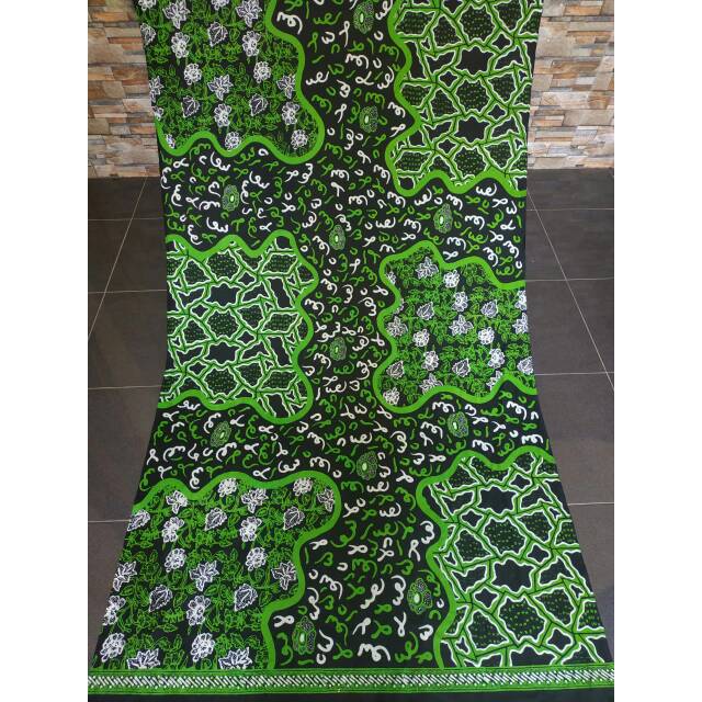 KAIN BATIK ∣∣ BATIK BENGKULU MOTIF HIJAU ∣∣ 200x115CM