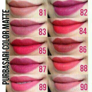 LIPSTICK PURBASARI MATTE LIPSTICK PURBASARI BPOM COLOR MATTE