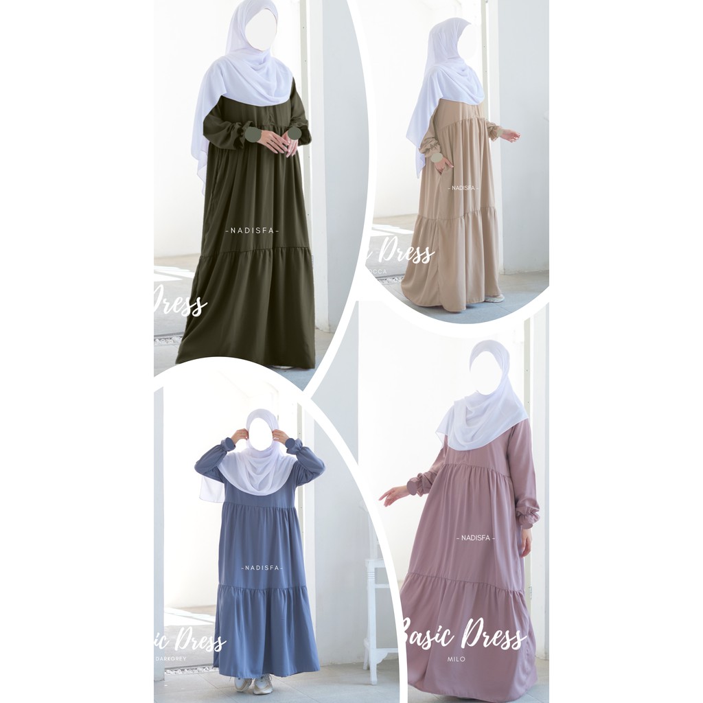 Basic Dress Adem dan Busui Friendly