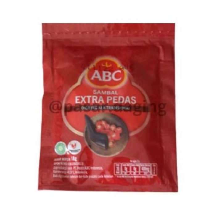 

Sambal ABC Extra Pedas Sachet 18 gr gram