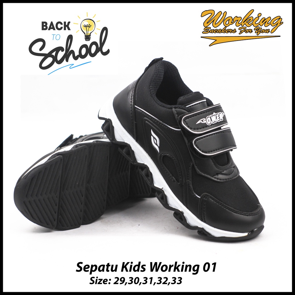 SEPATU WORKING KIDS 01 // SEPATU ANAK // SEPATU SEKOLAH