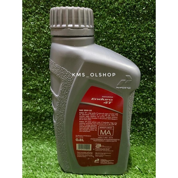 Oli Enduro 4T SAE 20W-50 800ml Oli Mesin Pertamina Enduro 0,8 Liter (Asli)