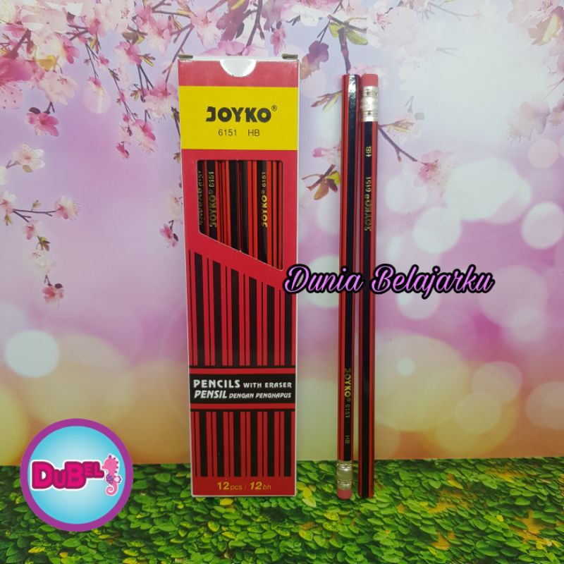 

Pensil 6151 Joyko / HB / 1 BOX ISI 12 PCS