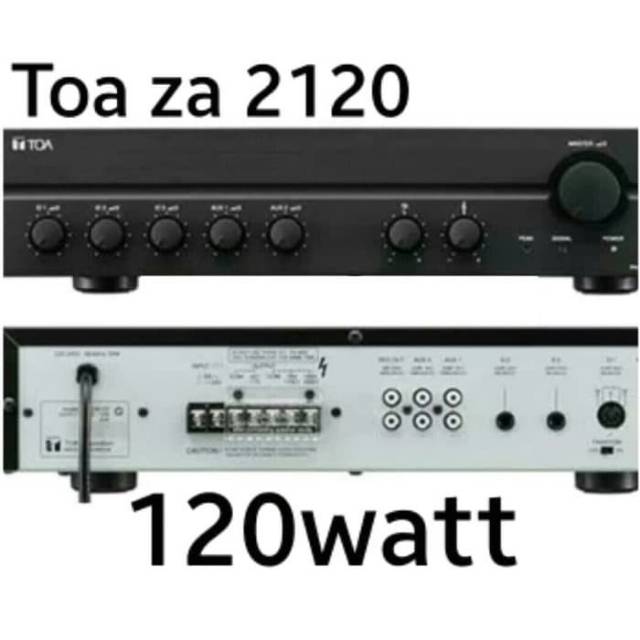 Ampli power TOA ZA-2120.ampli toa.120watt.original toa garansi resmi.