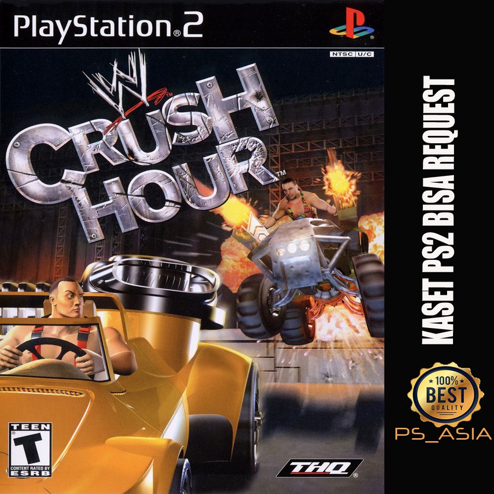 Kaset PS 2 WWE Crush Hour Smack Down