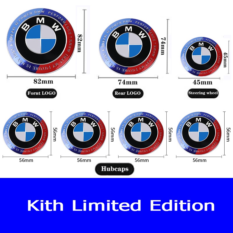 Cover Dekorasi Eksterior Mobil BMW 50th Anniversary Untuk X1 X3 X4 X5 X6 3 5 6 7 Series GT E90 F30 F10 G20 G30