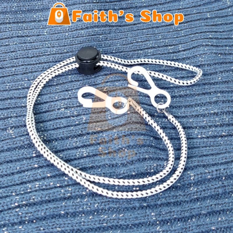 Strap Masker, Pengait Plastik, Tali Masker, Kalung Masker, Gantungan Masker