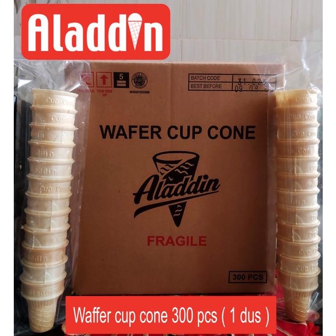 Cup Cone Ice Cream merk Aladdin / Wafer Cup Cone Aladdin