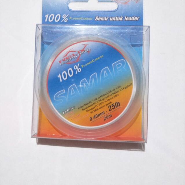 SENAR BENANG ALAT PANCING LEADER RELIX SAMAR 25 LBS/0,40 MM