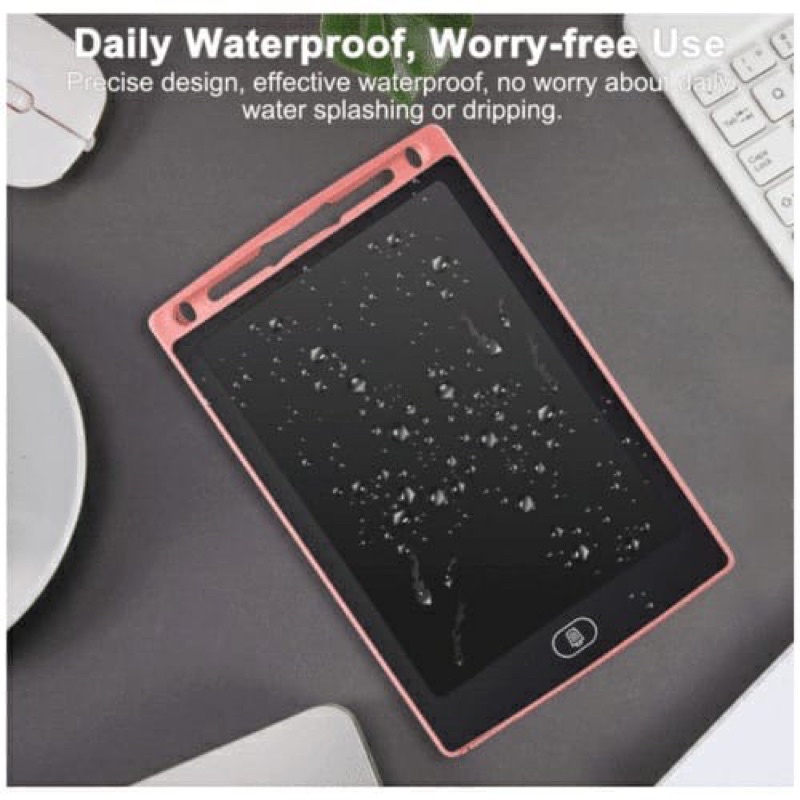 LCD Drawing Writing Tablet Tempat pensil Inch Mainan Papan Tulis Hapus Board Digital Pad mainan anakni