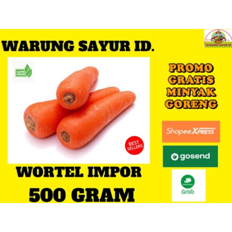 

WORTEL IMPORT 250 GRAM