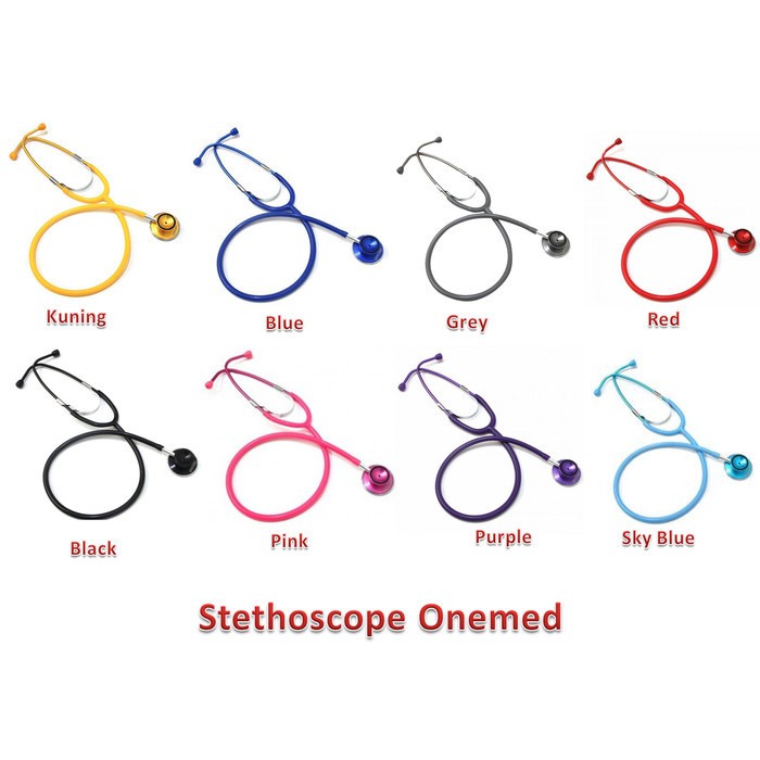 Stethoscope / Stetoskop Standart Dewasa Onemed Standard Full Colour