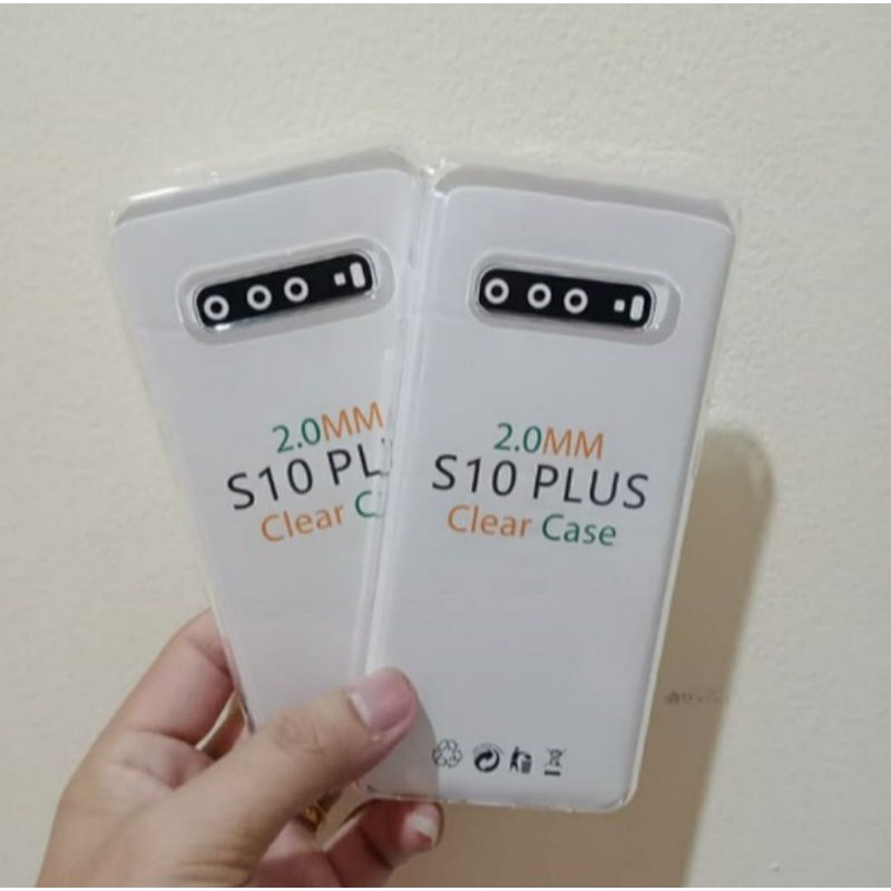 Softcase Case Bening Clear Case Sillikon Kondom Casing Transparan Samsung S10 , S10 Plus , S10 Lite