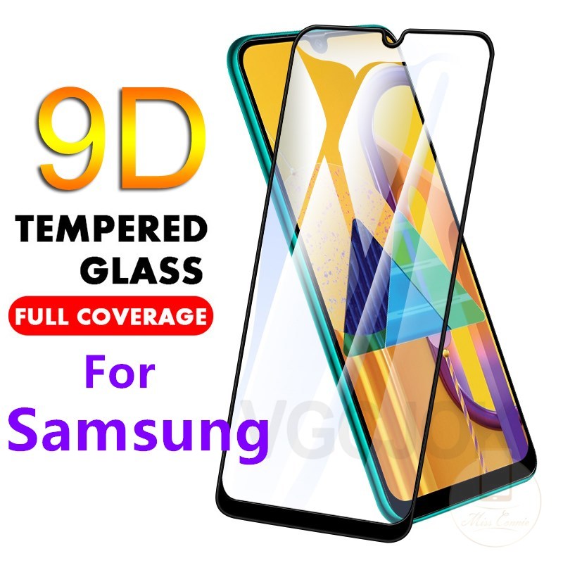 9h Full Cover Tempered Glass Untuk Samsung A14 5G A04E A03 A11 A50s A21s A51 A71 A50 A30s A30 A20 A10 M10 A10s A20s M11