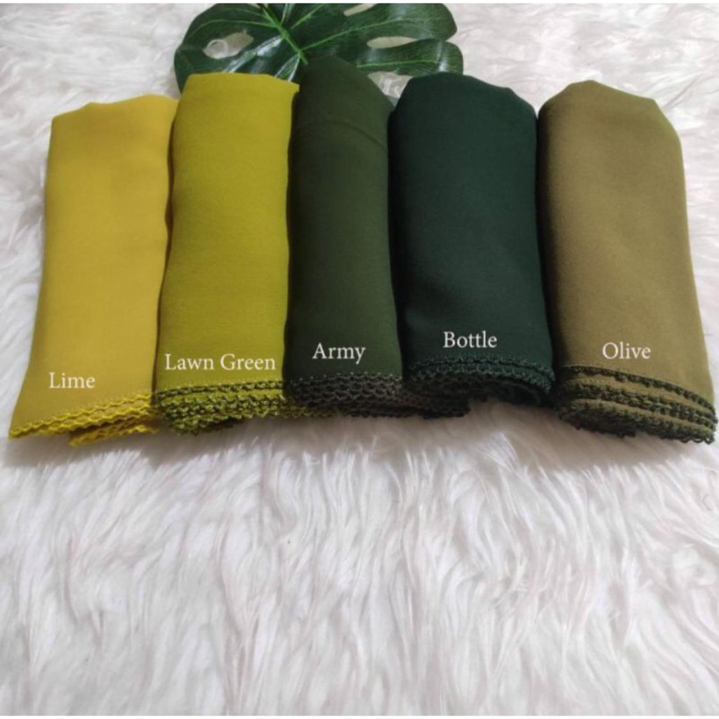 PASHMINA HEAVY CHIFFON CROCHER/ PHASMINA BABYDOL