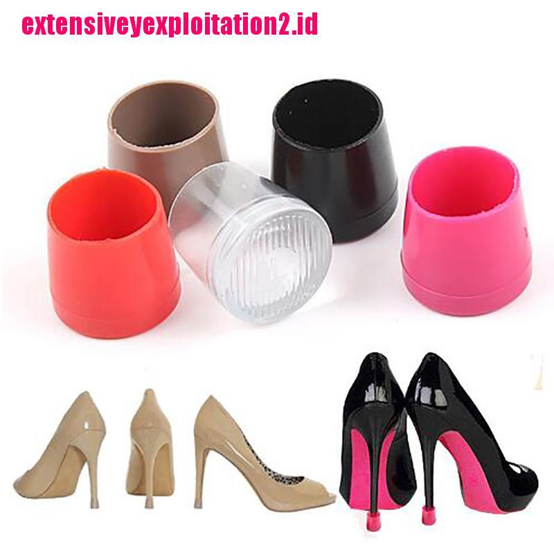 &lt; E2id &amp; &gt; 2pcs Pelindung Sepatu High Heels Bahan Plastik