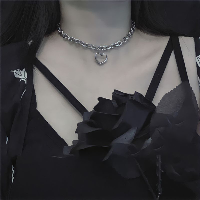 Kalung rantai punk vintage