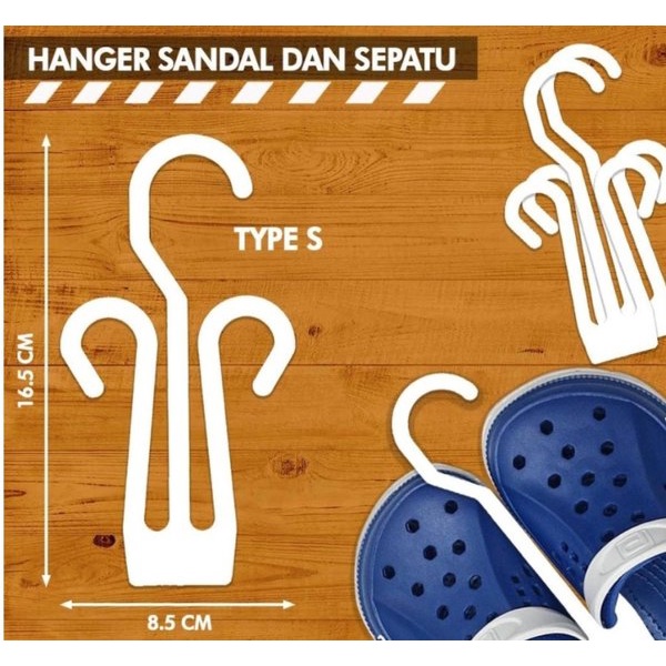 LJR 3 LUSIN gantungan Hanger sandal atau sepatu bahan original 36 pcs