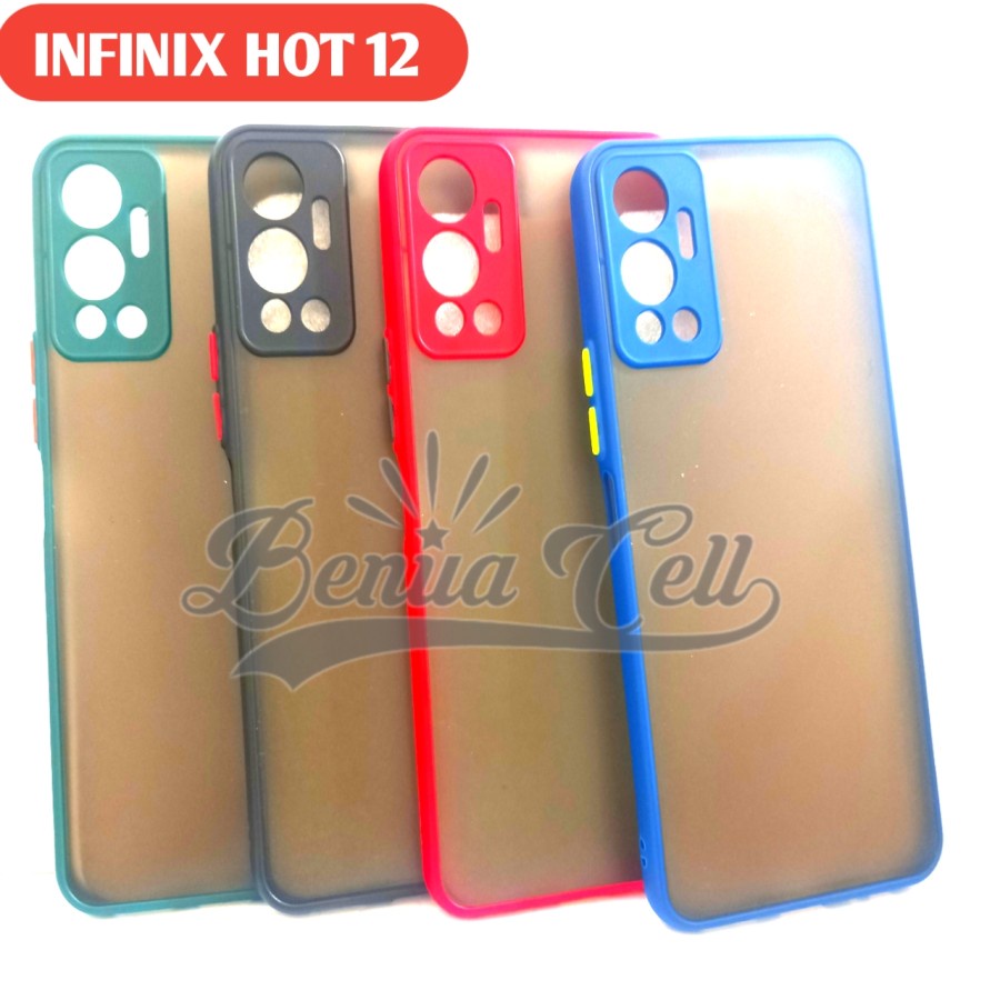 CASE INFINIX HOT 12 -CASE MATTE FULL COLOUR INFINIX HOT 12 HOT 12 PLAY