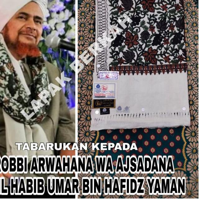 ✷ SORBAN RIDA IMAMAH HABIB UMAR BIN HAFIDZ TARIM HADRAMAUT HADROMI SULAM RAJUTAN TIMBUL ♪