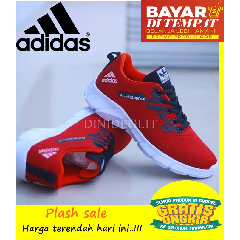 COD GAN !!! SEPATU SNEAKERS PRIA WANITA ADIDAS ALPHABOUNCE SEKOLAH OLAHRAGA SANTAI KASUAL TERMURAH