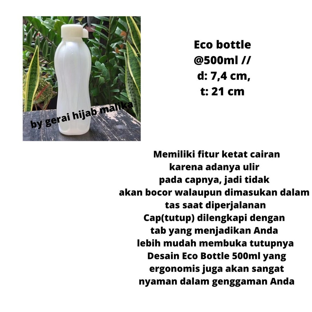 eco bottle 500 ml white/gold