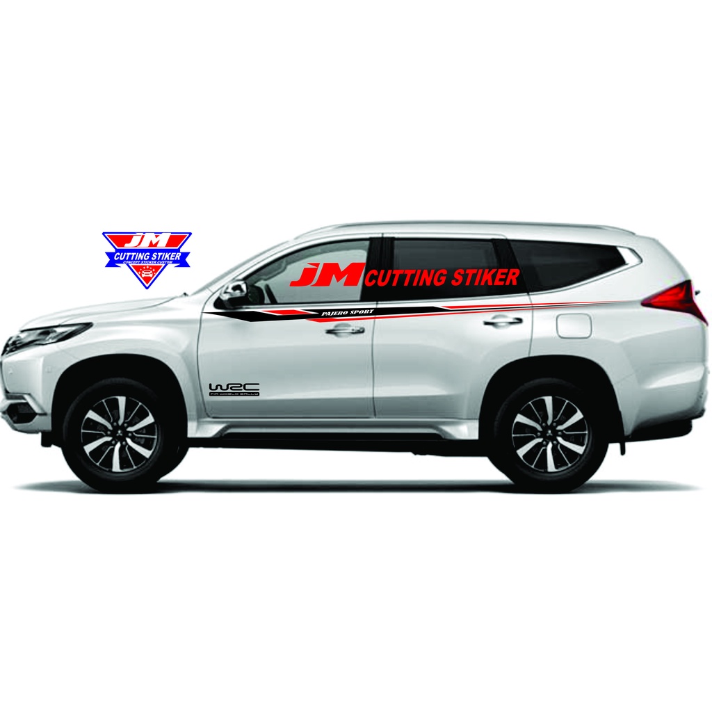 Stiker mobil pajero sport cutting stiker list mobil pajero sport