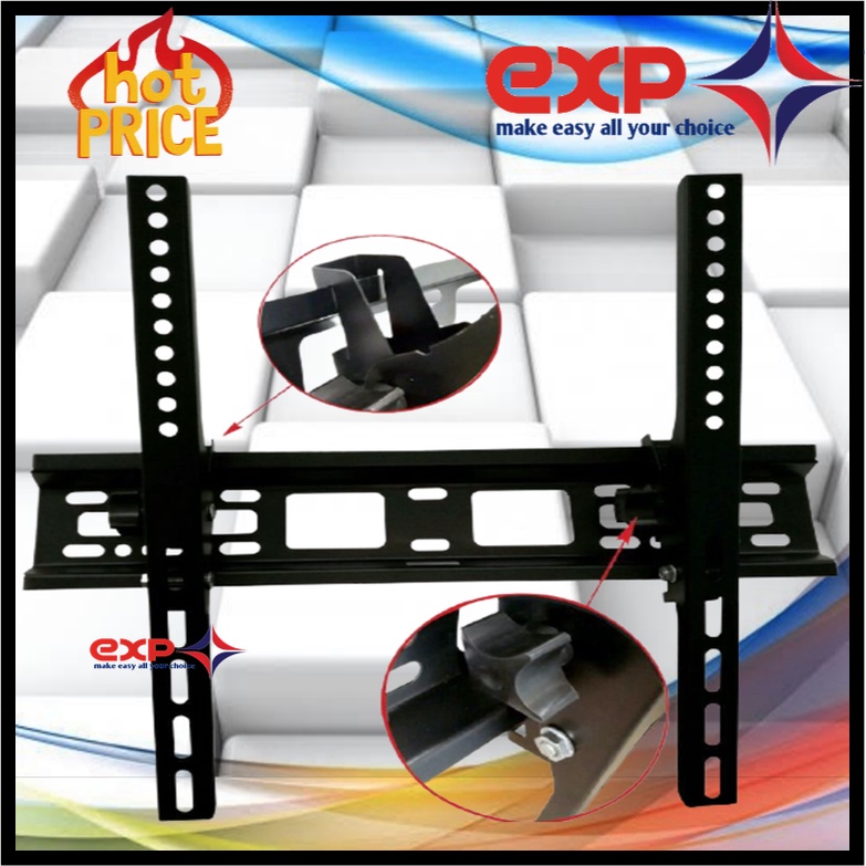 Garansi COCOK!! Bracket TV POLYTRON 32&quot; s/d 55&quot; Waterpas adjustable position