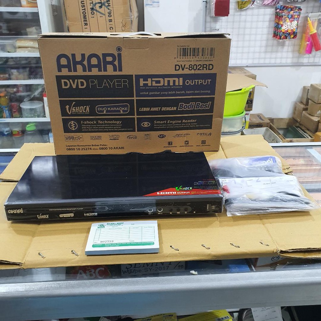 DVD AKARI PLAYER DV-802RD SIDOARJO