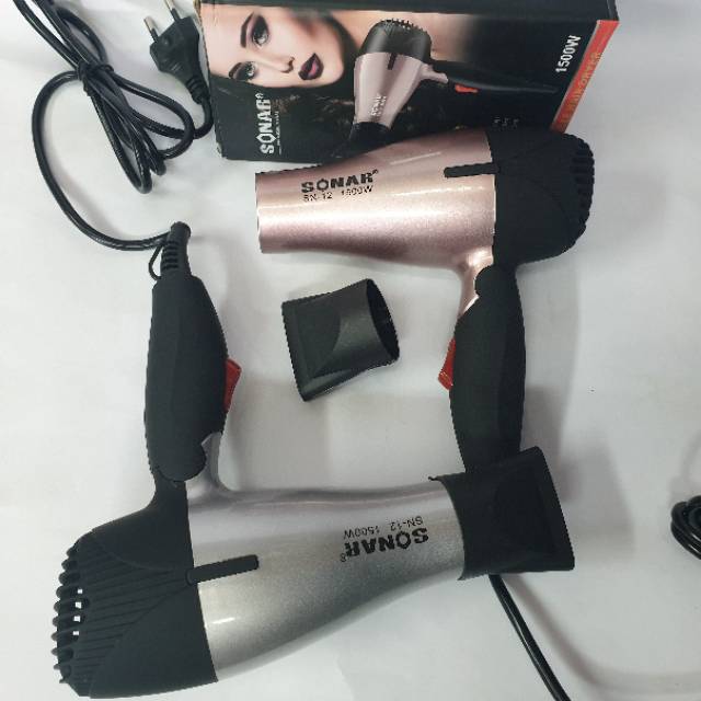 Hairdyer rambut sonar,hairdryer mini yang alat pengering rambut salon yamg bisa dilipat sn-12