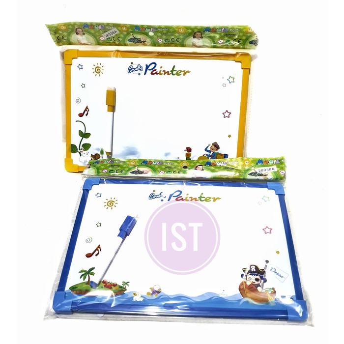 mwn.toys Mainan Papan tulis Whiteboard Spidol No.28038A