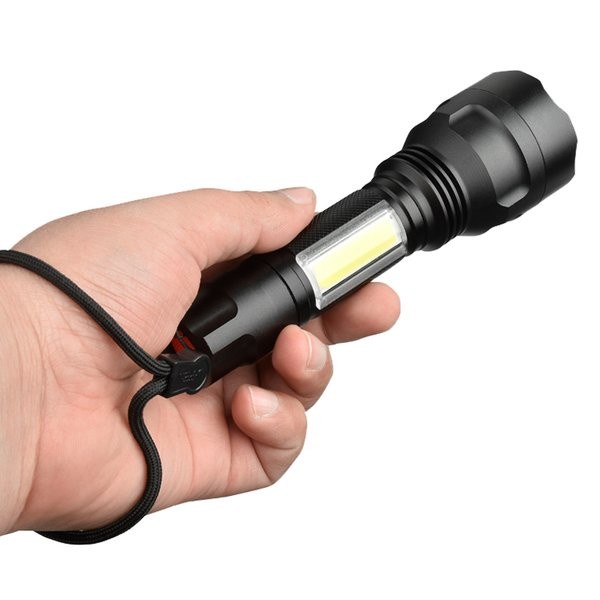 Senter Torch LED Multifungsi Cree XML T6 COB 3800 Lumens C8 Outdoor