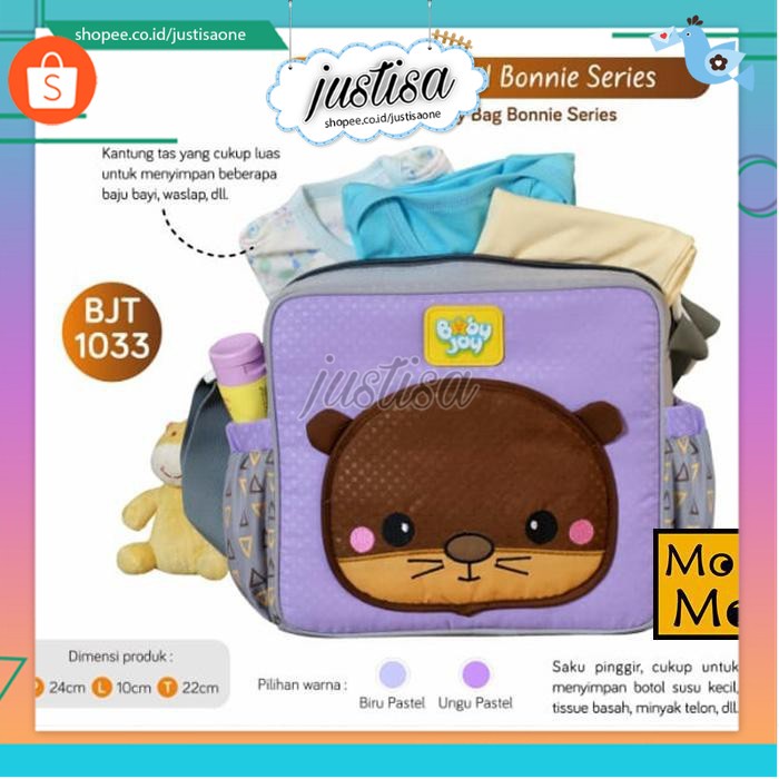 Promo !! TAS BABY JOY UK. KECIL SERIES BONIE BJT 1033 - Tas Bayi Kecil Bonnie Baby Joy Seri BJT 1033