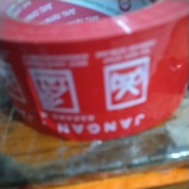 Lakban Fragile Merah Daimaru 100mtr Kuat Melekat