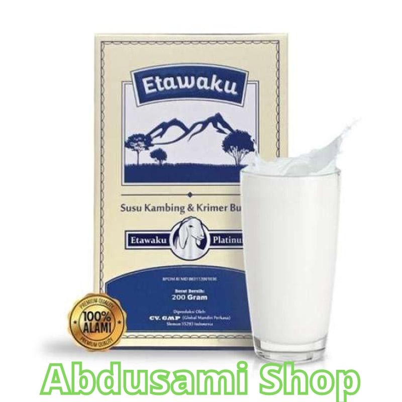 

Etawaku Platinum - Susu Kambing & Krimer Rendah Gula Dan Bebas Alergi