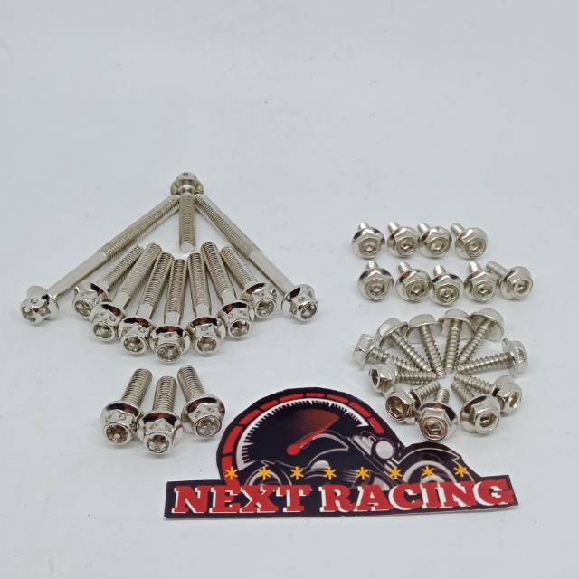 baut probolt cvt vario 125 150 plus baut probolt body monel L honda