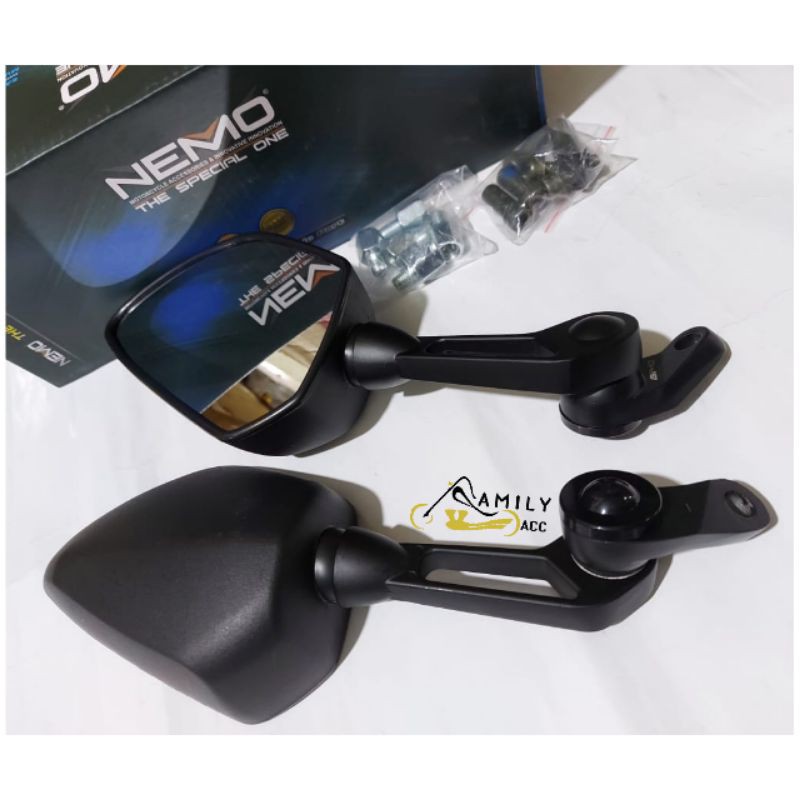 Spion Ducati Nemo 1007 Kaca Bening Motor Universal Nmax Aerox Pcx Vario 150 Lexi Xmax Adv 155 DLL