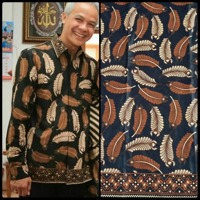 BATIK PAK GANJAR/KEMEJA BATIK PRIA/KEMEJA BATIK TERLARIS