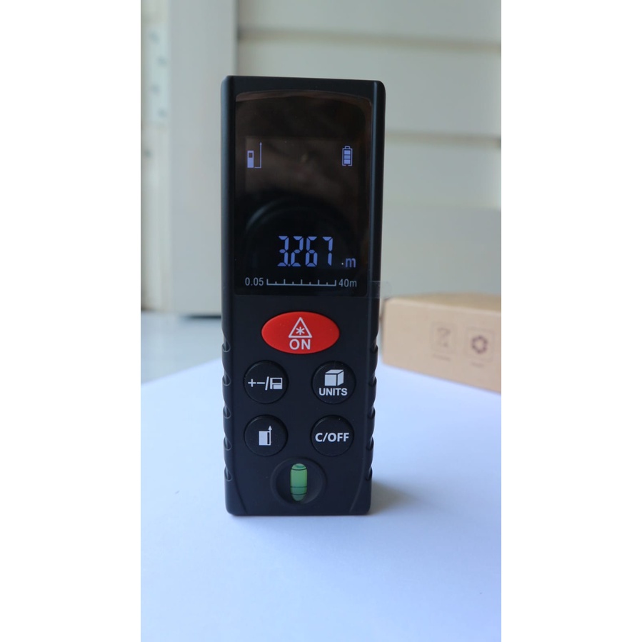 

Pengukur Jarak Laser Distance Meter, Meteran Laser 40 meter, LEVELPRO3 Penggaris Laser 250CM + Waterpass