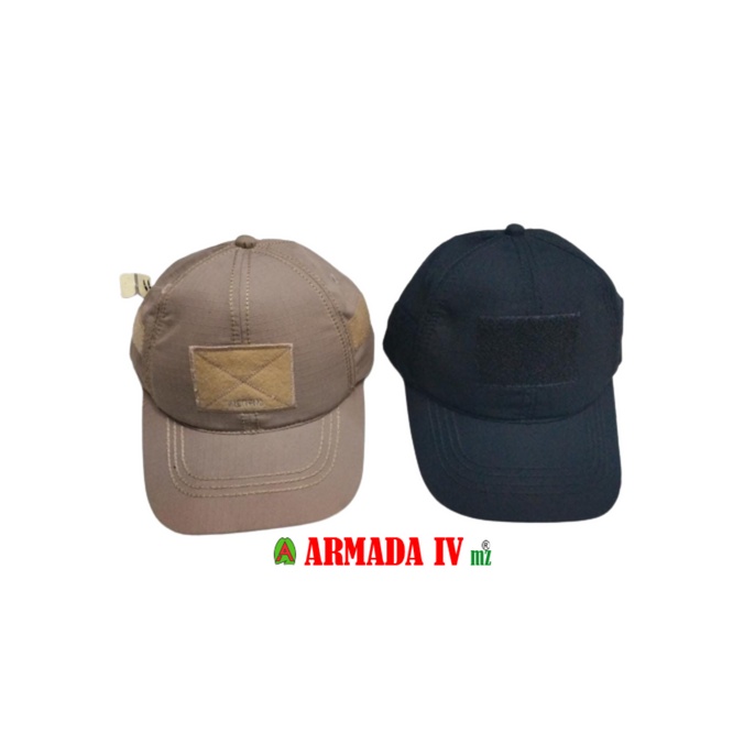 Topi Tactical Velcro Rekat Polos Topi Baseball