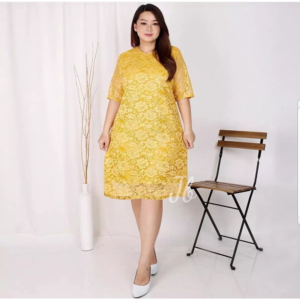 [VLFK] Dress Wanita Terbaru / Baju Dress Dewasa / Dres / Dress Brukat / Dress Korea / Dress Bigsize