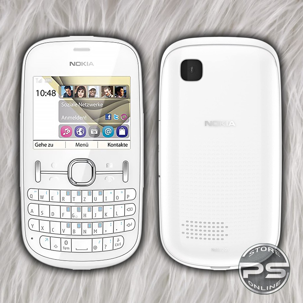 HP Nokia 201 ASHA Qwerty - HP Jadul - HP dengan fitur lengkap-2