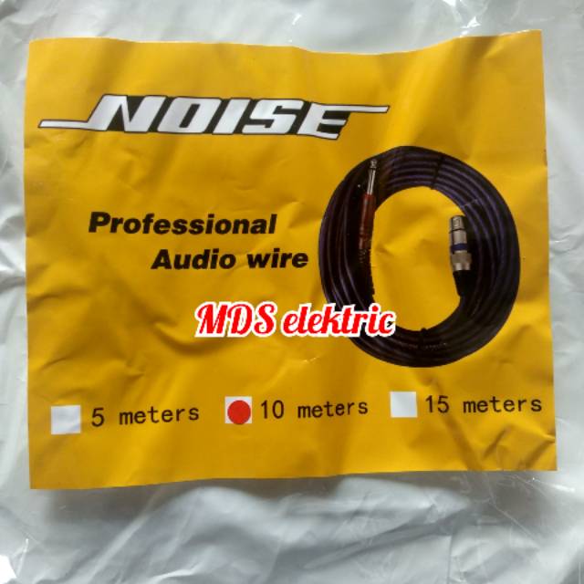 Kabel mic 10 meter low NOISE cable kualitas bagus