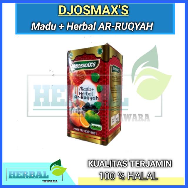 

Djosmax's madu + herbal ar-ruqyah isi 250ml