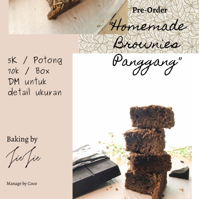 

Brownies Panggang Bites