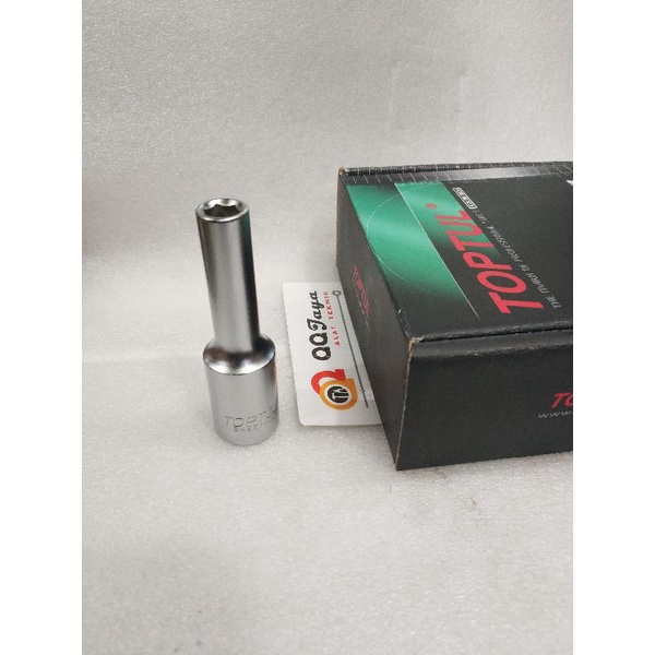 TOPTUL deep wall socket 8 mm - mata sok panjang 8