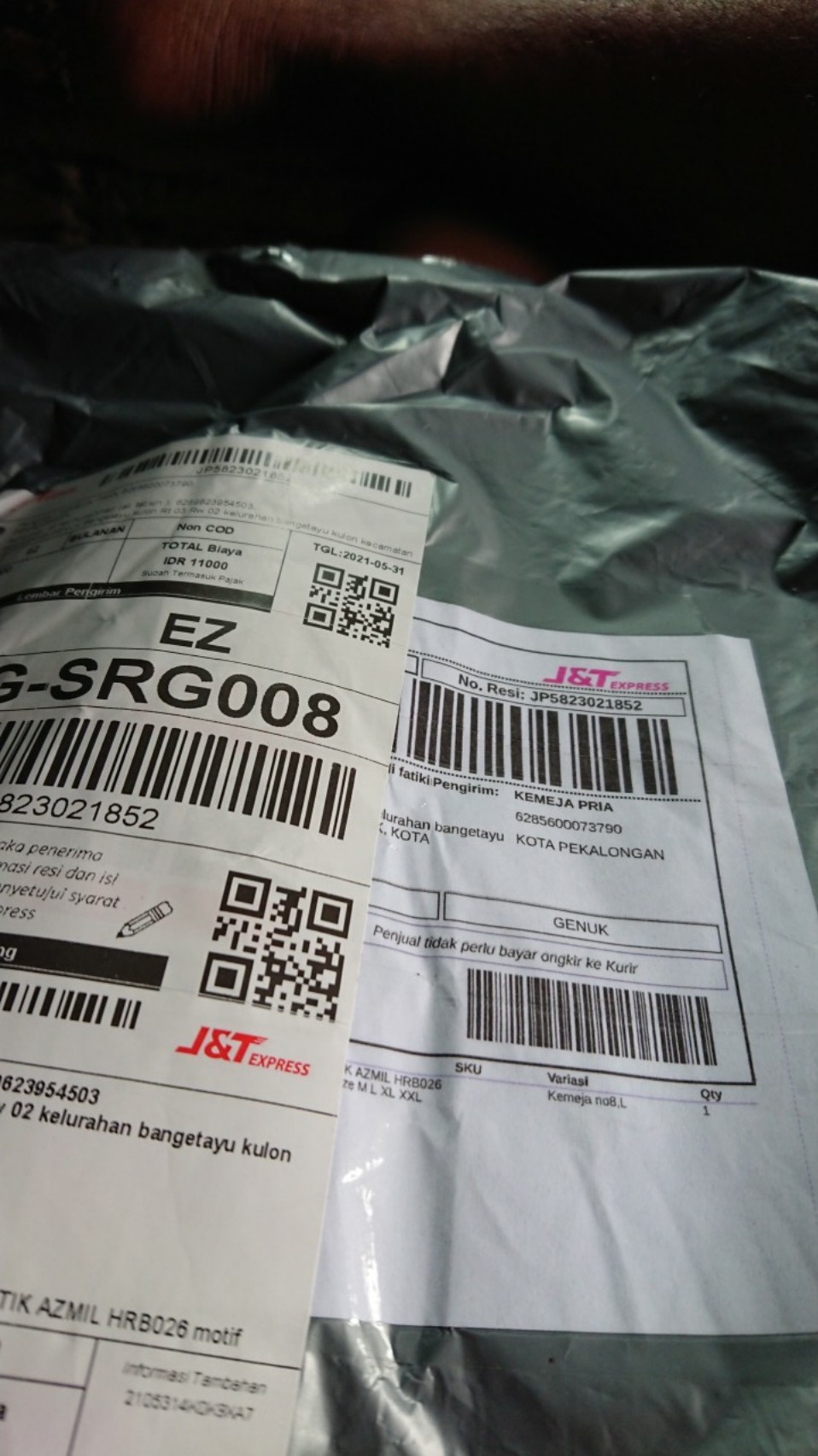 Kemeja Batik Pria Lengan Panjang Kratonan Kenogo Motif Lawas Ukuran M L Xl Xxl Bisa Cod