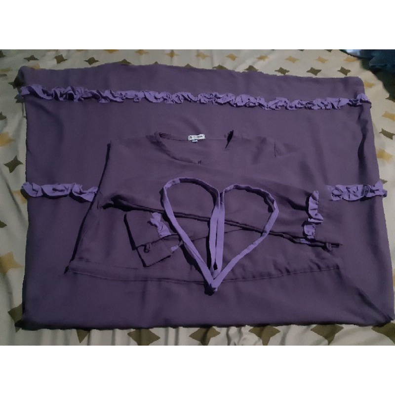 preloved VVGC longdress free hijab